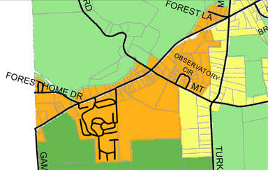 Varna zoning map.