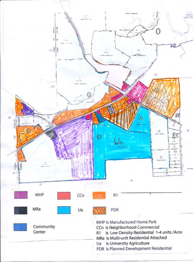 Varna zoning map.