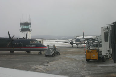 Planes preparing for departure