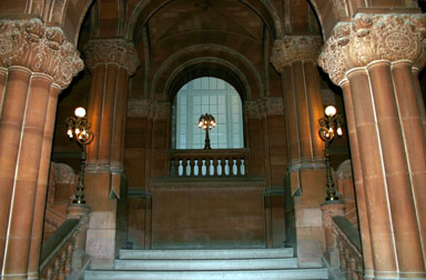 Staircase at State Capitol in Albany