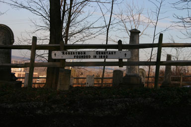 Robertson Cemtery, Baker Hill Road