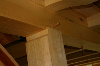 Timber framing detail