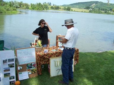 Presenting Ithaca Organics, grown in Dryden.