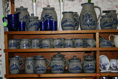 Ceramics at Arnold's Flowers, Village of Dryden