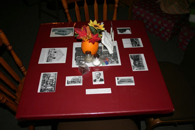 Tables at Googer's Coffee Shop