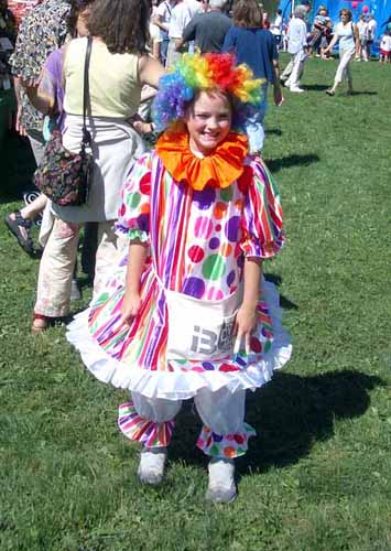 Clowning at the Ellis Hollow Fair