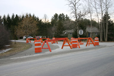 Revised intersection of Ellis Hollow Creek and Genung Roads