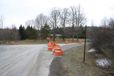 Revised intersection of Ellis Hollow Creek and Genung Roads