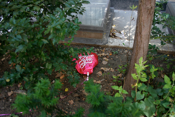 Discarded balloon