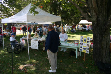 Pie by the slice at the Freeville Harvest Festival