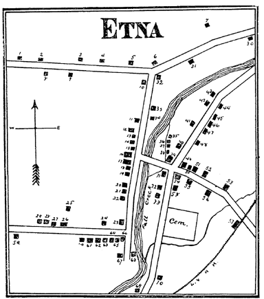 Map of Etna (1897)