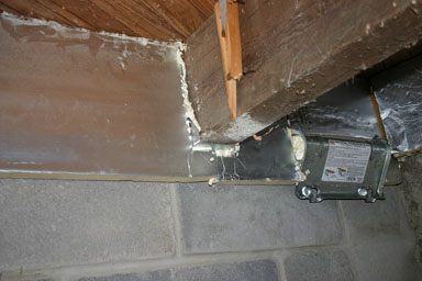 Insulation and foundation plate.