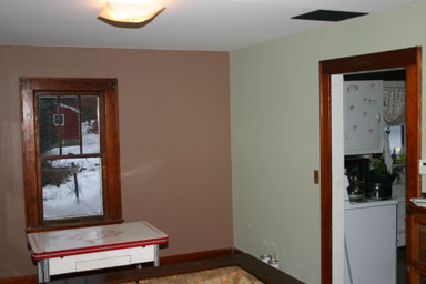 Livingroom, painted, no trim.