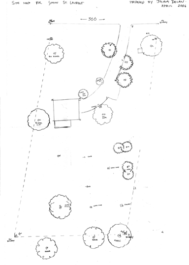 Detailed map of my house area