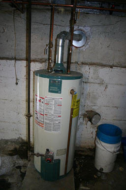 Old 40-gallon water heater