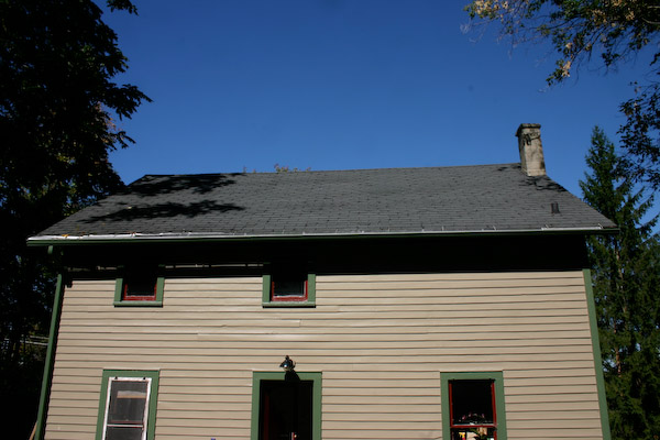 Old roof - from back