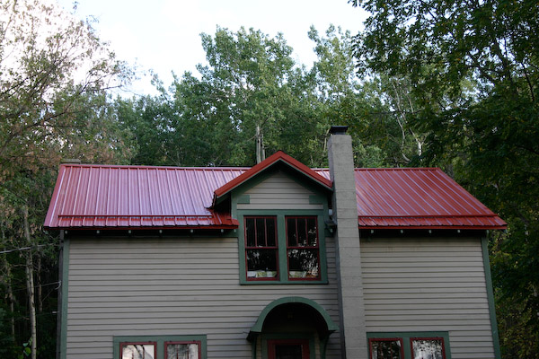 Completed roof