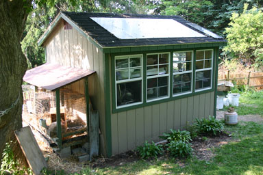 Shed exterior today.