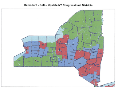 Assembly Republicans' map of Congressional districts.