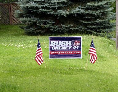 Bush-Cheney sign