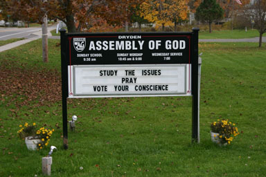Study the issues... pray... vote your conscience.