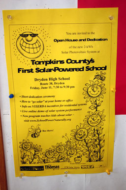 Tompkins County's first solar-powered school