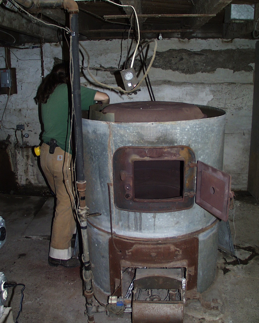 Heating with an Old Octopus Furnace - OldHouseGuy Blog