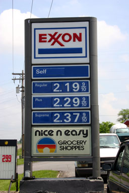 Today's gas prices