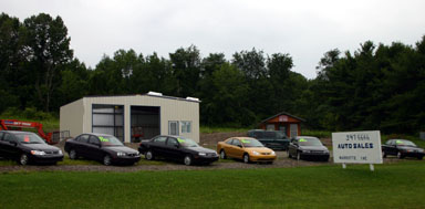 The Marrotte garage under construction