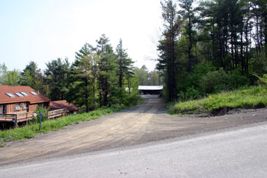 The driveway at 15 Oak Brook Drive
