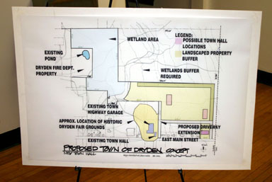 Map of Town Hall land purchase