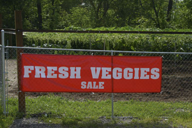 Veggies for sale.