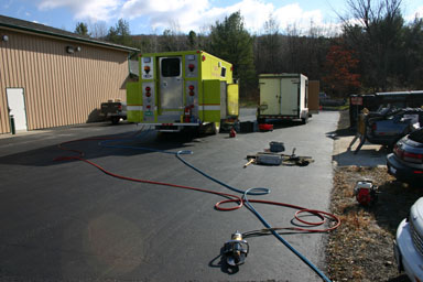 Truck 1943 and air hoses