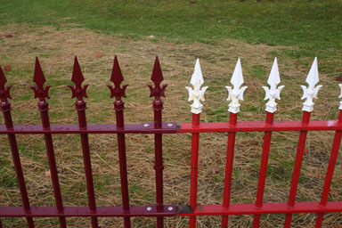 Contrasting the old colors with the new at Willow Glen Cemetery