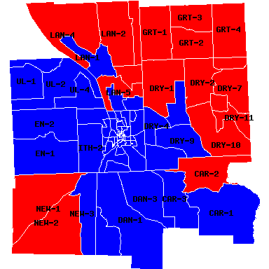 Red vs. Blue in Tompkins County